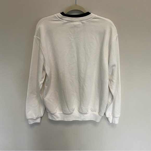 Vintage 90s Streetwear Top Stitch Morning Sun Christmas Birds Grandma Sweatshirt - Picture 5 of 8